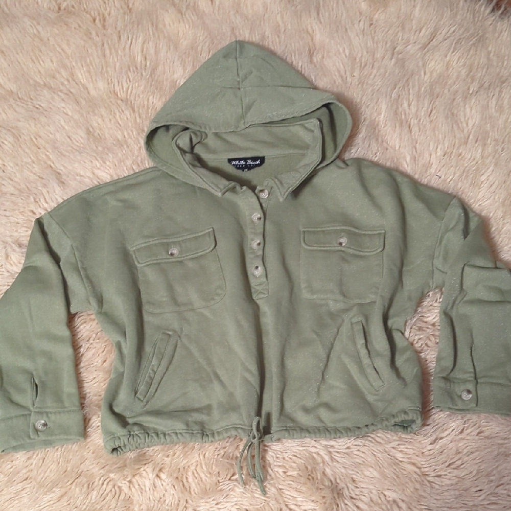 White Birch Black Label Terry sage green 💚 Hoodie - 2XL